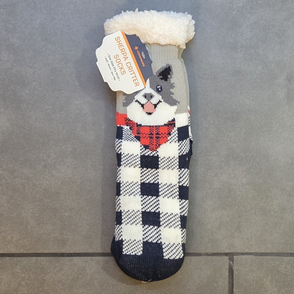New Compass Sherpa Grip Socks